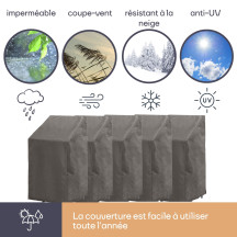 Housse d'extérieur pour chaises empilables - 95 cm