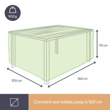 Housse d'extérieur pour table - max. 160 cm