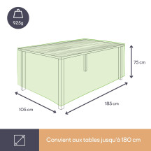 Housse d'extérieur pour table - max. 180 cm