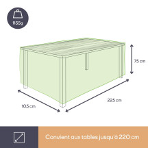 Housse d'extérieur pour table - max. 220 cm
