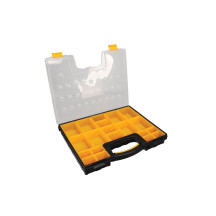 Boîte de rangement en plastique avec bacs amovibles - 420x335x65 mm - 9,1 L