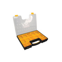 Boîte de rangement en plastique avec bacs amovibles - 420x335x65 mm - 9,1 L