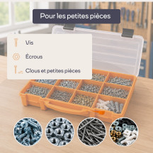 Boîte de Rangement - 251 x 200 x 44 mm - 2,2 L
