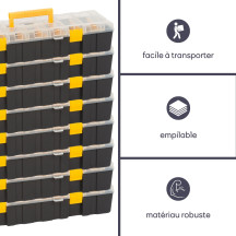 Coffret De Rangement En Plastique - 460 x 160 x 90 mm - 6 L