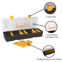 Coffret De Rangement En Plastique - 460 x 160 x 90 mm - 6 L