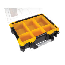 Coffre de rangement en plastique avec bacs amovibles - 380x340x110 mm - 14 L